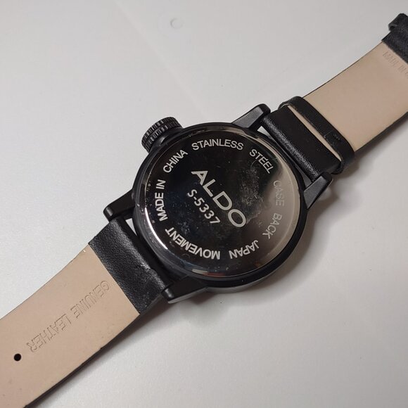 Very Awesome Black Aldo Analog Watch - Picture 4 of 11